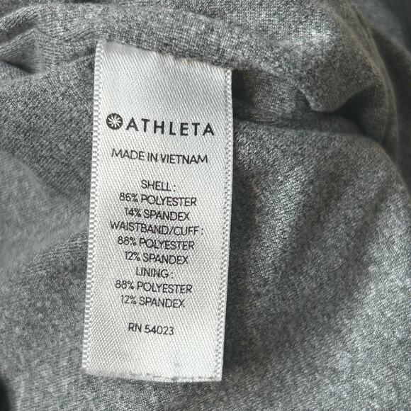 Athleta Lined Jogger Pants Size 12T Tall Gray Soho Warm Activewear Run Walk Hike - Picture 7 of 9